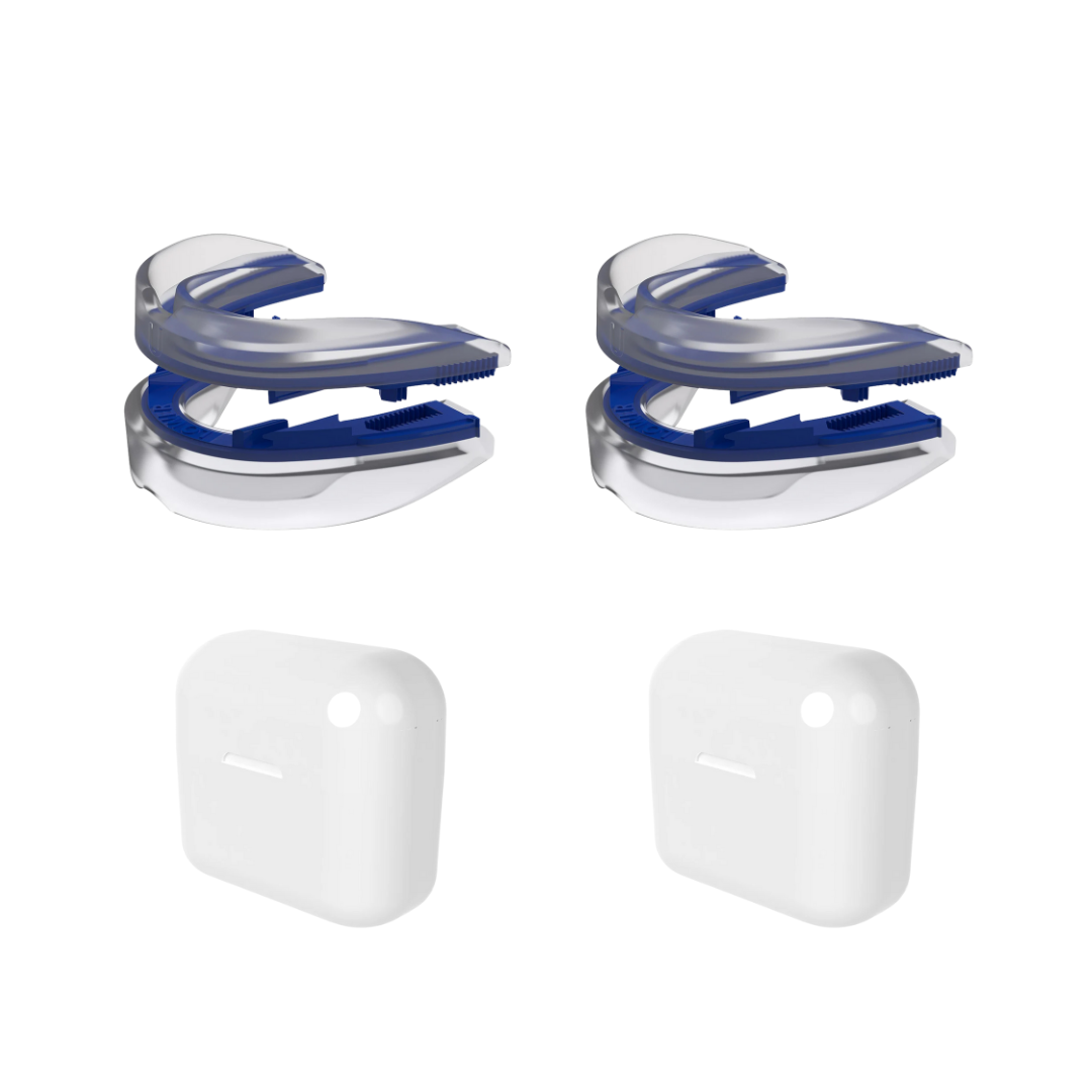 2x Schnarchklammer, Unterkieferprotrusionsschiene - Schnarchschiene für Paare