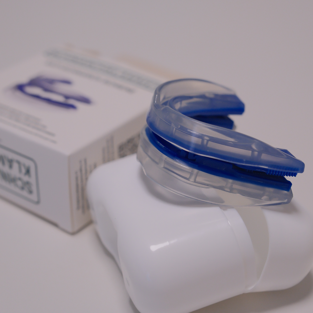 Schnarchklammer, Unterkieferprotrusionsschiene - Schnarchschiene