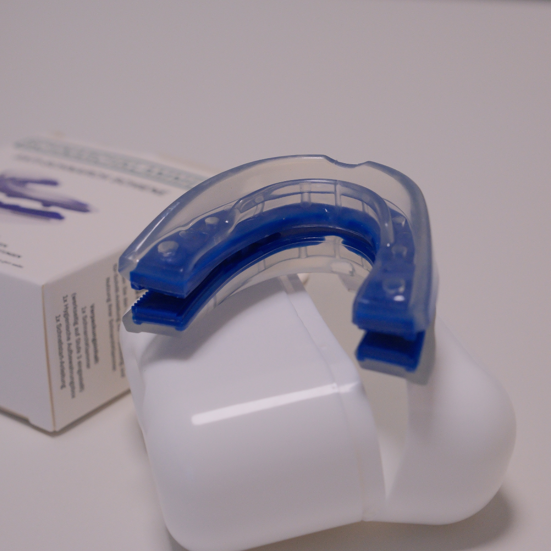 Schnarchklammer, Unterkieferprotrusionsschiene - Schnarchschiene